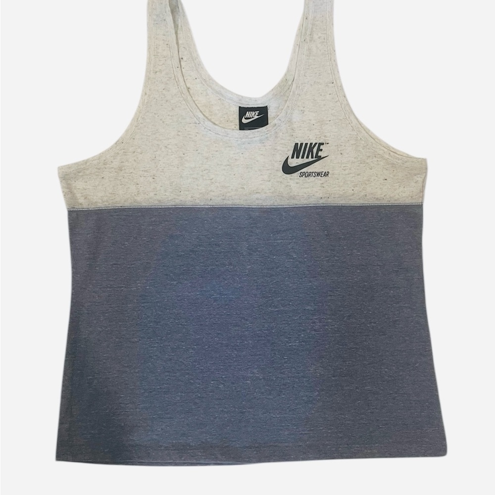 Womens Sports Wear Vintage Blue Colorblock size XL